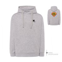 sudadera-supergato-chico-GRIS-JASPEADO