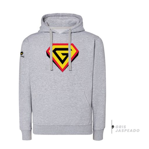 sudadera-supergato-chica-GRIS-JASPEADO